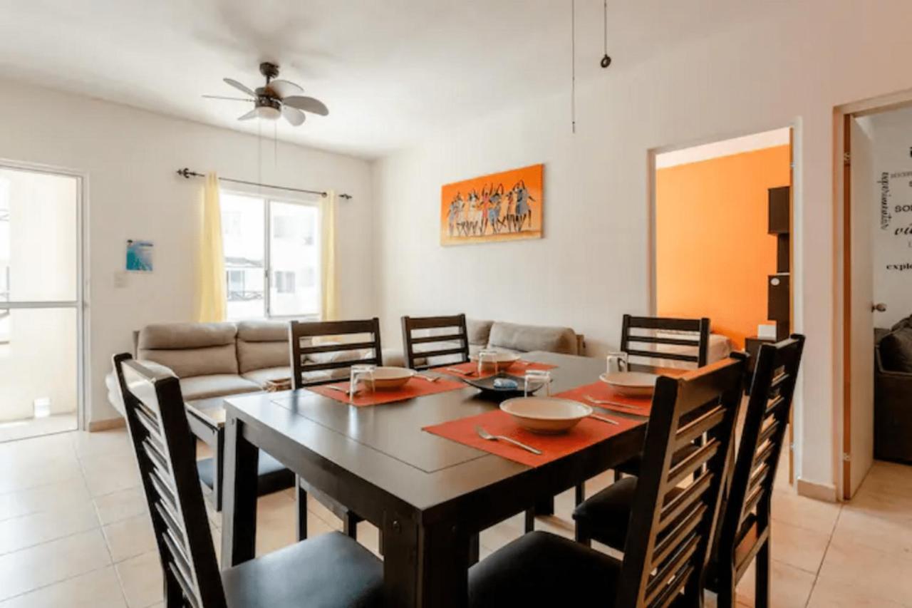 Apartamento En Fraccionamiento Privado 6 Personas, 5 Camas, Piscina Cerca De La Playa Плайя-дель-Кармен Екстер'єр фото